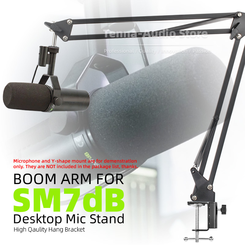 Shure Mic Sm7B - Suporte de Mesa Articulado SnapVox Compatível
