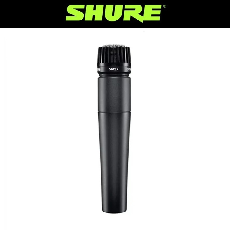 Shure Mic Mv7 - Microfone de Instrumento Shure SM57, Dinâmico
