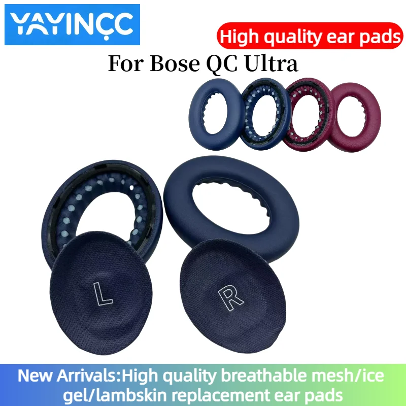 Bose Headphone Qc Ultra - Almofadas de substituição YAYINCC em couro