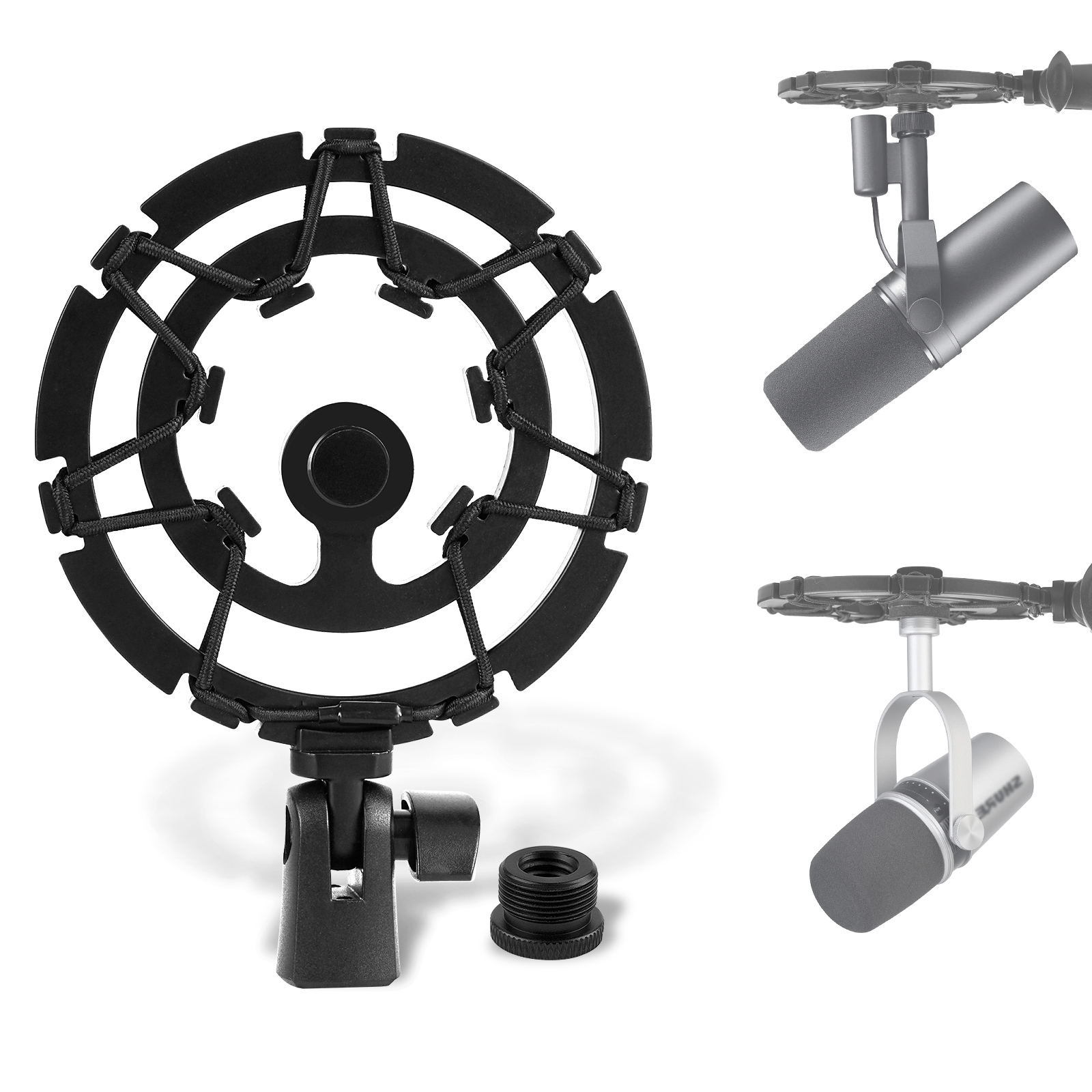 Shure Mic Mv7 - Suporte de microfone Geekria com amortecimento