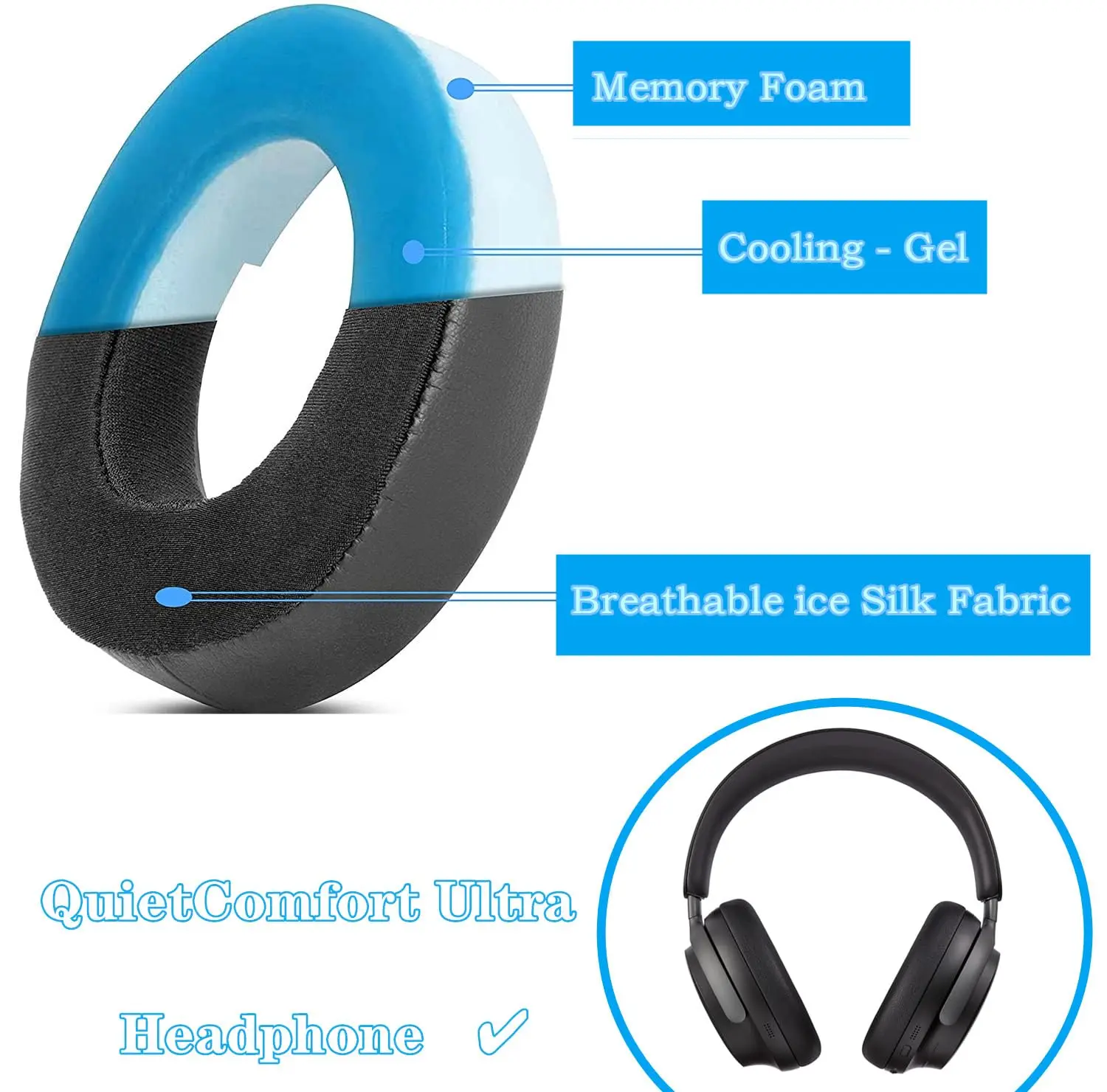 Mooudung almofadas de ouvido d - Bose Headphone Qc Ultra avaliação e preço