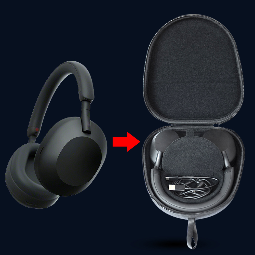 Estojo de viagem rígido em EVA - Sony Headphone Wh-1000Xm5 avaliação e preço