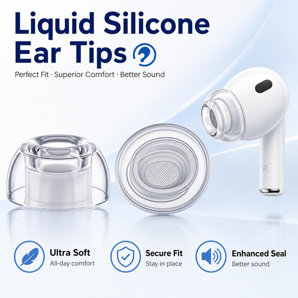 Ponteiras de Silicone para Air - Silicone Ear Tip Replacement avaliação e preço