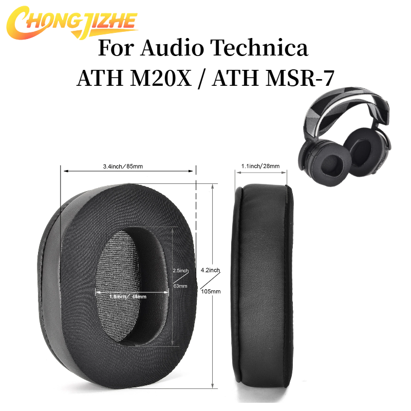 Almofadas de espuma para fones - Audio Technica Headphone Ath-M20X avaliação e preço