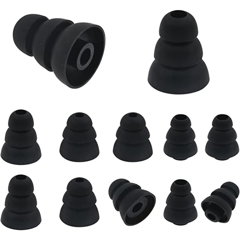 6 Pontas de Silicone Isoladora - Silicone Ear Tip Replacement avaliação e preço