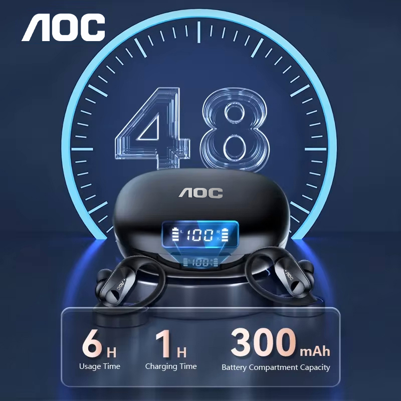 Fone de Ouvido Esportivo AOC S - Usb C Earphone avaliação e preço
