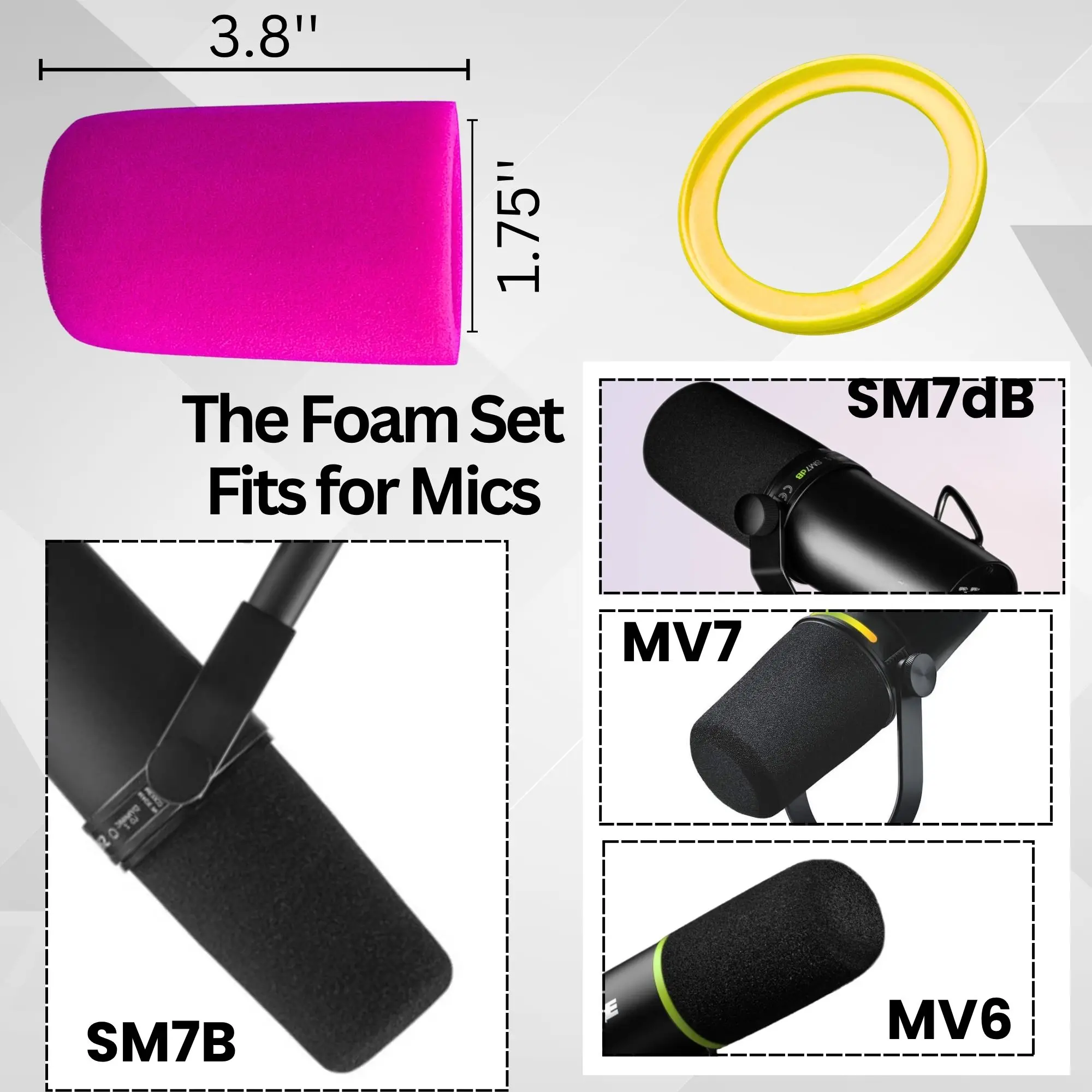 Protetor de Vento e Espuma par - Shure Mic Sm7B avaliação e preço