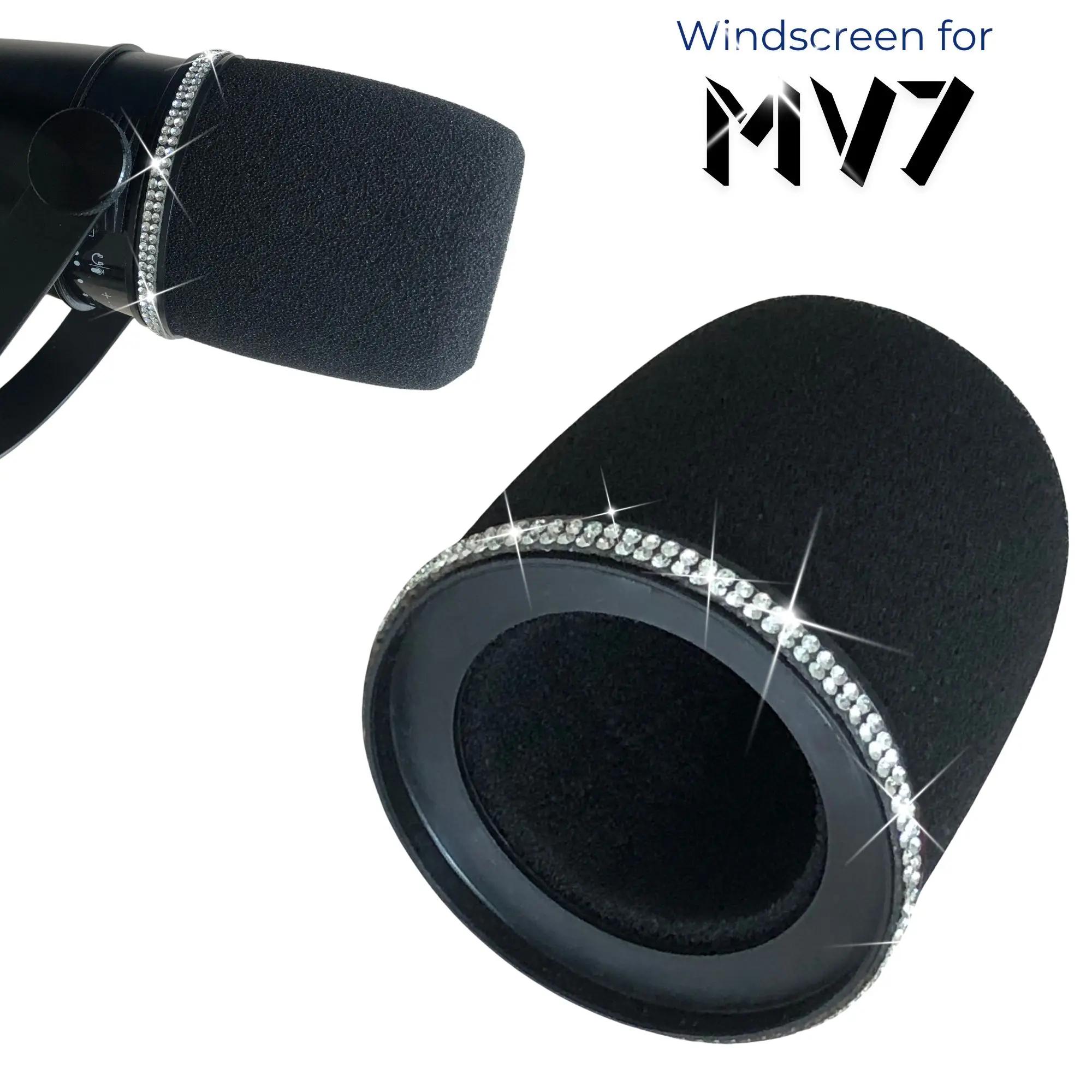 Filtro pop de espuma mv7 brilh - Shure Mic Mv7 avaliação e preço